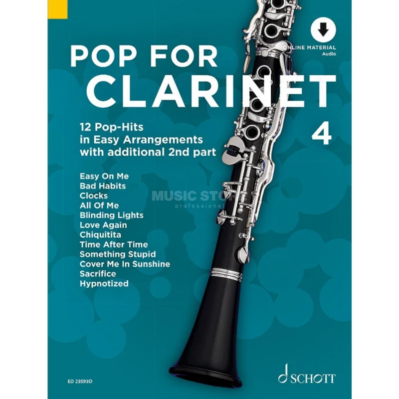 Schott Music Pop For Clarinet 4