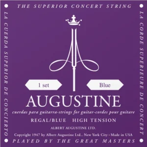 AUGUSTINE REGAL BLUE MUTA DI CORDE PER CHITARRA CLASSICA TENSIONE ALTA HIGH TENSION