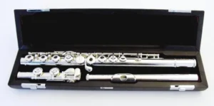 MURAMATSU EX-III RCEO FLAUTO TRAVERSO CON TESTATA IN ARGENTO FORI APERTI DISCENDENTE AL DO