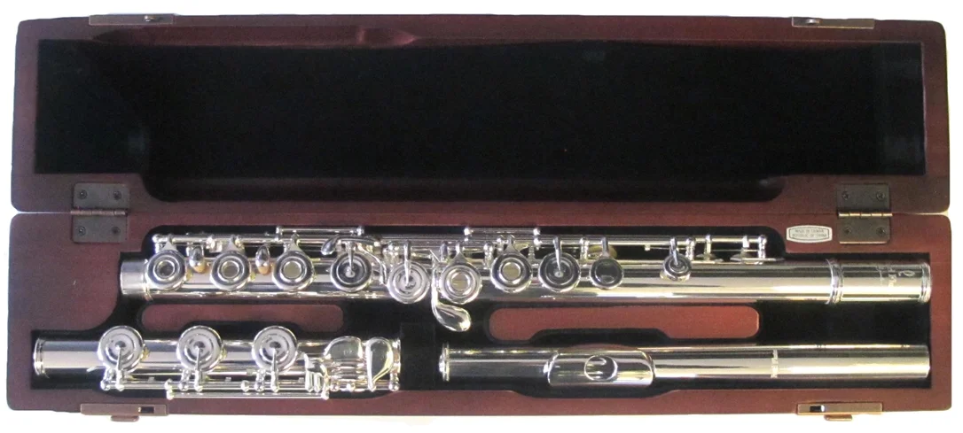 PEARL FLUTES PF795 RBE FLAUTO TRAVERSO ARGENTO FORI APERTI CON MI SNODATO PF795RBE