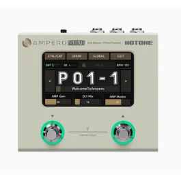 Pedaliera multieffetto Hotone Ampero Mini a modelli fisici