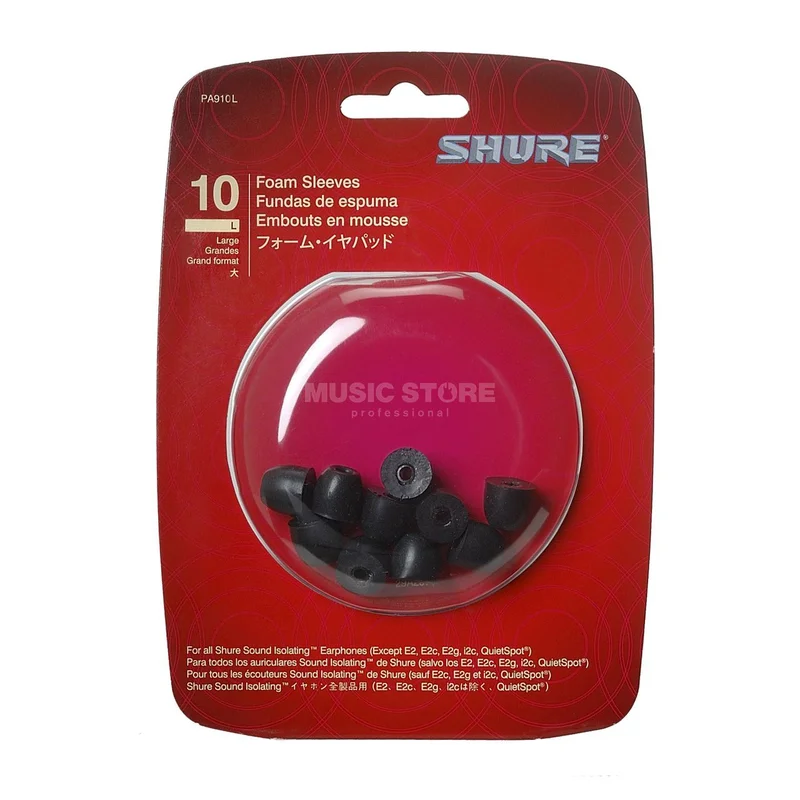 Shure EABKF1-10L Foam-Ear Molds