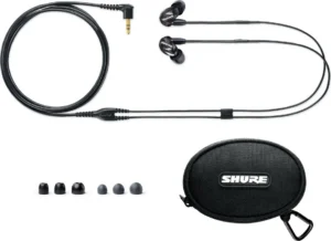 SHURE SE215K AURICOLARI AD ISOLAMENTO SONORO NERI SE-215-K