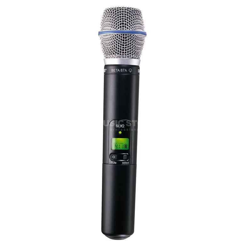 Shure SLX2/Beta87A P4 handheld transmitter