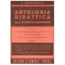 Antologia Didattica Cat.A Vol 1 F. Rosomandi Book Pianoforte