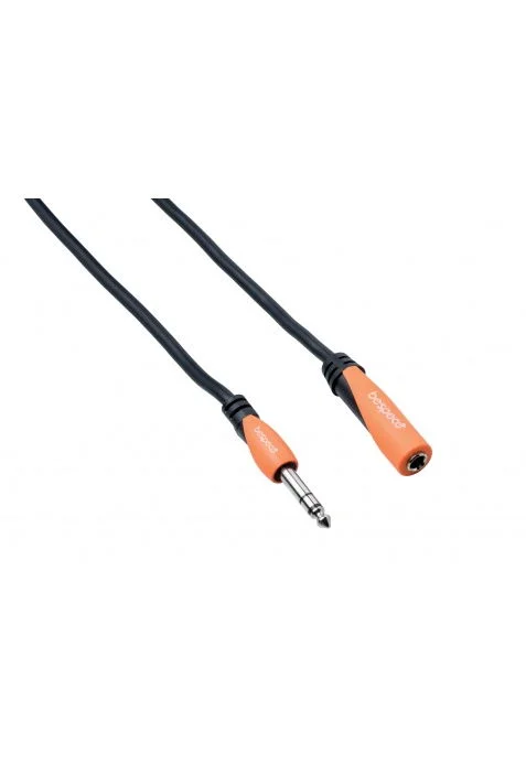 BESPECO SLFJJ500 Cavo 5 mt prolunga – jack stereo Ø 6,3 mm – presa jack stereo Ø 6,3 mm