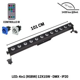 Barra Led Sagitter SLIMBAR12P 12X15W
