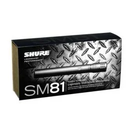 Shure sm81 microfono condensatore cardiode