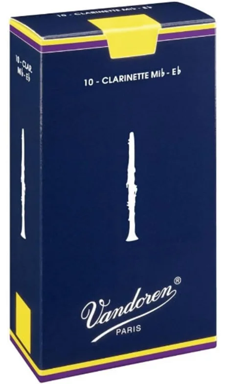 VANDOREN TRADITIONAL SCATOLA ANCE PER CLARINO CLARINETTO PICCOLO IN MIB 10PZ