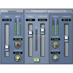 Sonnox Trans Mod AAx – native, RTAS, AU, VST