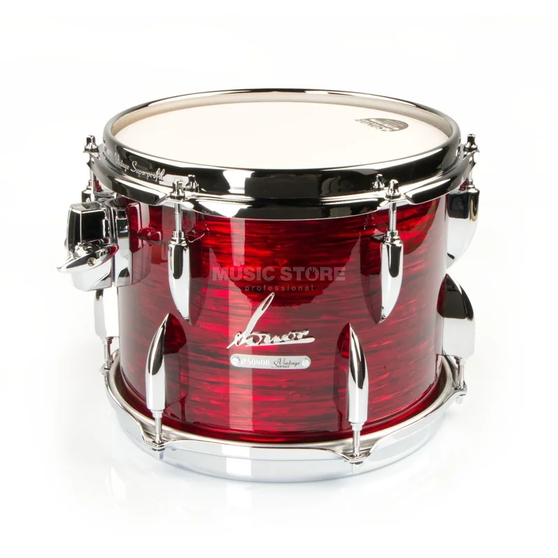 Sonor Vintage Series Tom 10″x8″ Vintage Red Oyster
