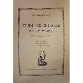 Sor Studi per chitarra vol. 3 op. 44-60ed. integrale rev. Ruggero Chiesa