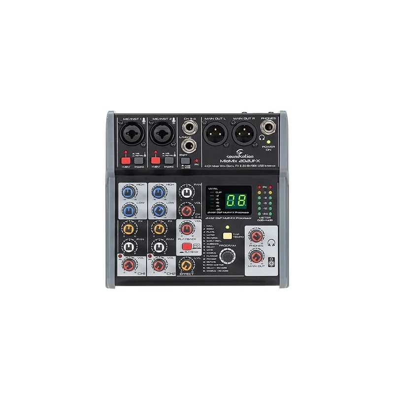 Soundsation MIOMIX 202UFX mixer audio