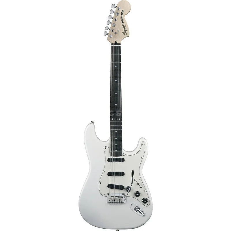 Squier Squier Deluxe Hot Rails Strat Olympic White