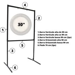 Supporto Gong Paiste per 1 gong 30″ quadrato