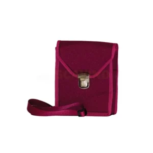 Stefy BS1 Borsello Porta Marce Banda Bordeaux con perfilo Bordeaux