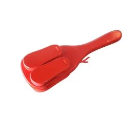 Nacchere Croson T40 con manico rosso doppie