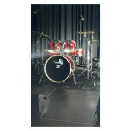 Tamburo t5 s16 bright red sparkle