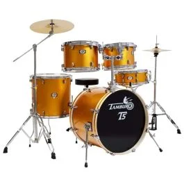 Batteria Tamburo T5 22″ 5pz Hardware Piatti e Sgabello YELLOW SPARKLE