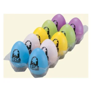 Toca Percussion Egg Shaker Set T-2106 Rainbow Colours x10