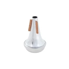 Tom Crown Stright sordina per Trombino Alluminio argentata
