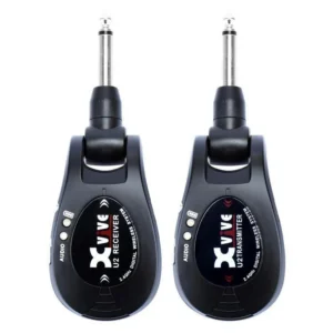 XVIVE U2 BLACK KIT TRASMETTITORE E RICEVITORE WIRELESS PER CHITARRA E BASSO