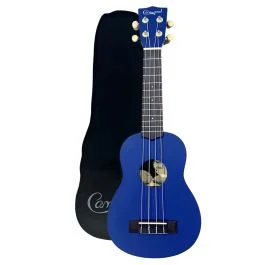 Ukulele soprano Camwood blu con borsa | Cavalli Musica