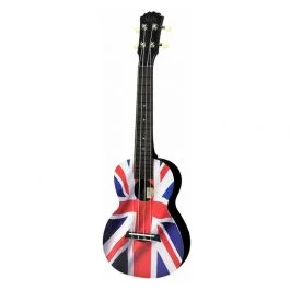 Korala ukulele concerto, policarbonato, trama uk union flag