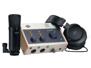 UNIVERSAL AUDIO VOLT 276 STUDIO PACK BUNDLE CON SCHEDA INTERFACCIA AUDIO USB-C 2-IN/2-OUT, MICROFONO A CONDENSATORE, CUFFIE E SOFTWARE