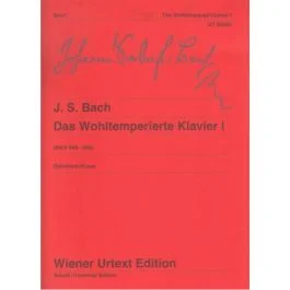 Bach Il Clavicembalo Ben Temperato 1 ed. Wiener Urtext