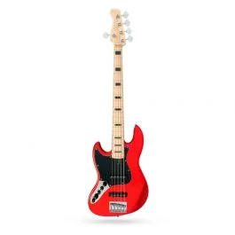Marcus Miller v7 vintage alder-5 lefthand (2nd gen) bmr met.red