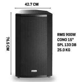 FBT VENTIS 115A 1800W 15″ – Diffusore Attivo Professionale | Cavallimusica