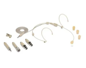 SAMSON DE50 MICROFONO DOPPIO A CONDENSATORE HEAD SET DOUBLE EAR BEIGE CON ASTUCCIO DE-50