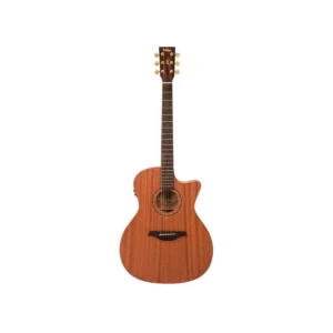 Vintage VE900 Grand Auditorium Cutaway Satin Mahogany