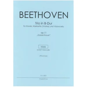 Beethoven, L. v.: Trio für Klarinette (Violine), Viola und Klavier Op. 11 B-Dur – Violastimme