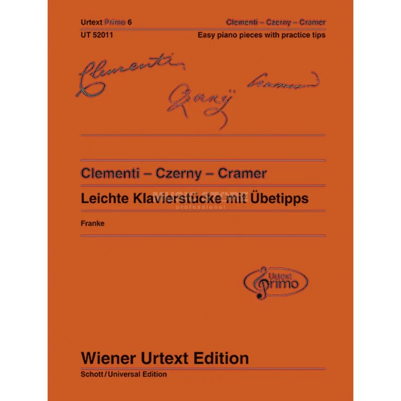 Wiener Urtext Clementi – Czerny – Cramer