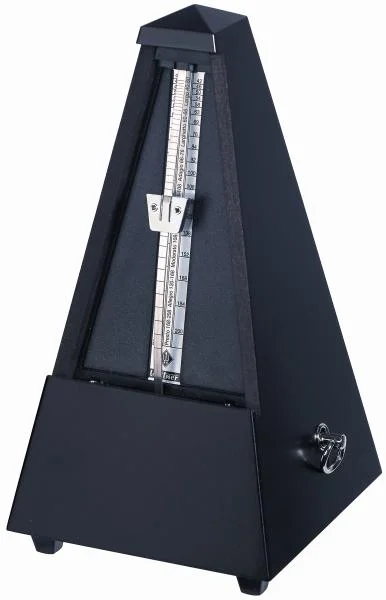 WITTNER 806M METRONOMO PIRAMIDALE CON CASSA IN LEGNO COLORE NERO GEWA 903.715