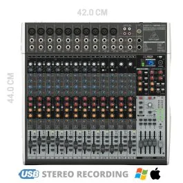 Mixer Behringer X2442USB – 10Mic/4Stereo – USB