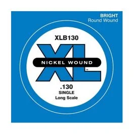 D`Addario XLB130 corda singola basso elettrico 5a corda 130