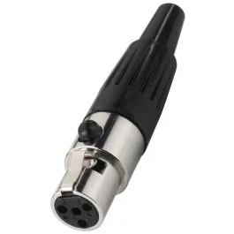 Mini XLR 4 poli femmina