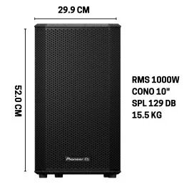 Pioneer XPRS102 2000W 10″ – Diffusore Attivo Professionale | Cavallimusica