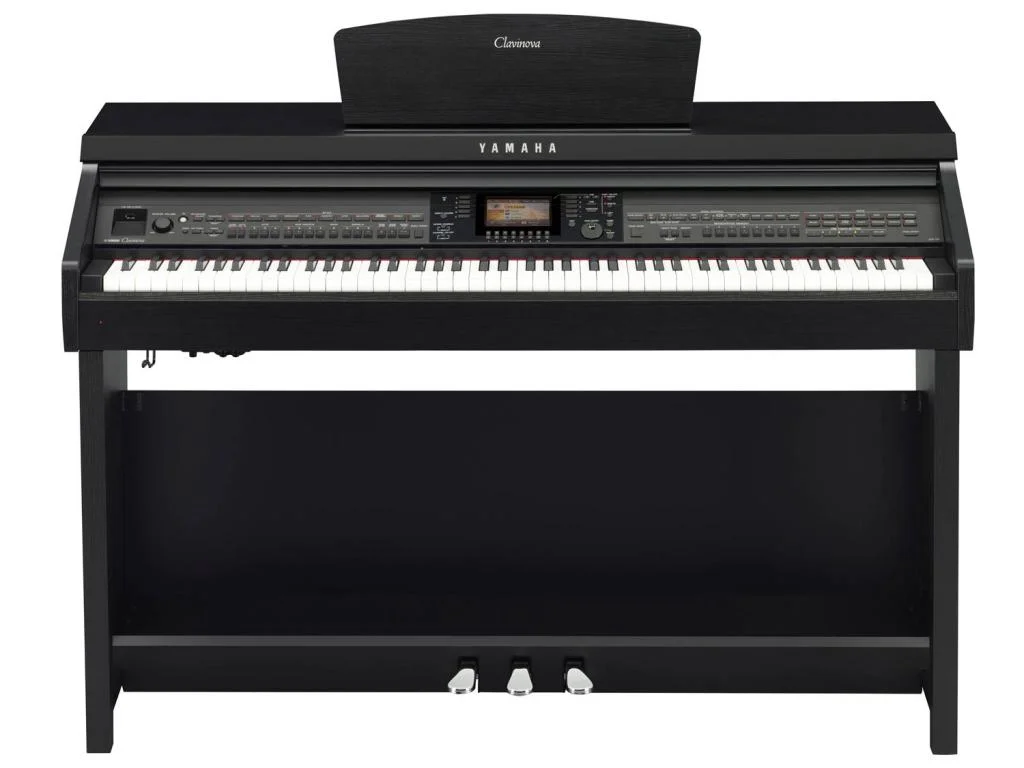 YAMAHA CLAVINOVA CVP701B PIANO PIANOFORTE DIGITALE GRADED HAMMER CON RITMI NERO SATINATO CVP-701 B