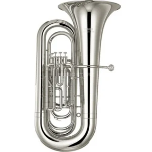 Yamaha YBB-321S Bb-Tuba 4/4 Four Valves, Silverplate