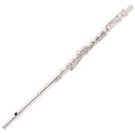 Yamaha YFL212 Flauto traverso fori chiusi non in linea, Mi snodato, alpaca argentato