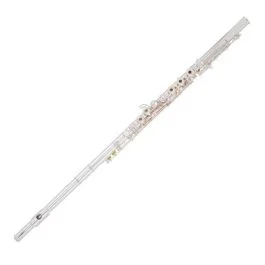 Flauto Yamaha YFL577H fori aperti non in linea Mi snodato testata argento