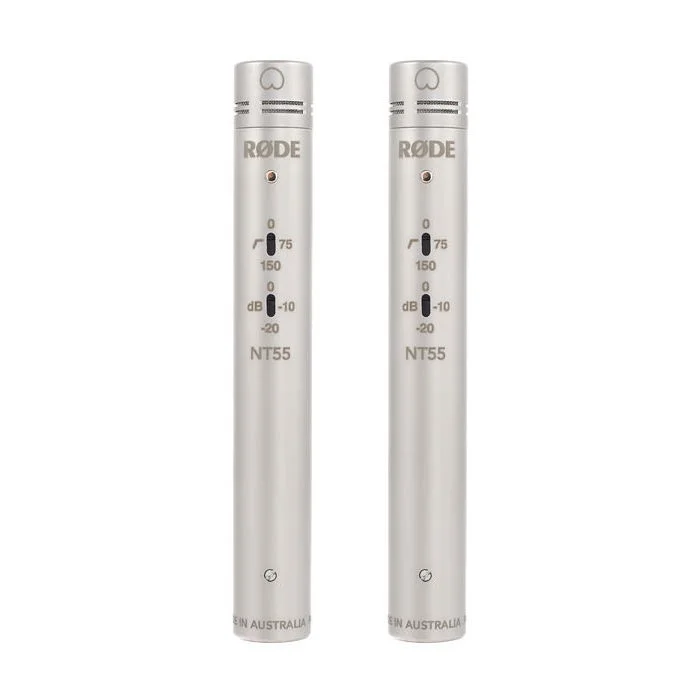 RODE NT55-MP COPPIA SELEZIONATA DI MICROFONI A CONDENSATORE MATCHED PAIR MICROFONO NT-55