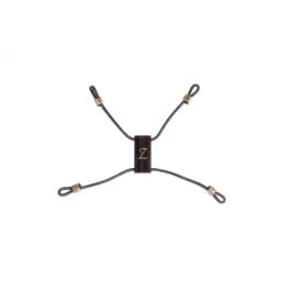 Risonatore con fascette Clarinetto sib ebano Zac Ligature ZRW04-OT
