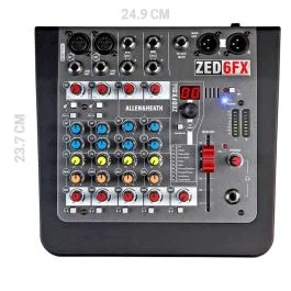 Allen & Heath ZED-6FX – Mixer Analogico 6 Canali USB Effetti | Cavallimusica