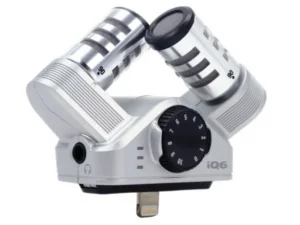 ZOOM IQ6 MICROFONO XY STEREO CON CONNETTORE LIGHTNING PER REGISTRARE CON IPHONE O IPAD IQ-6